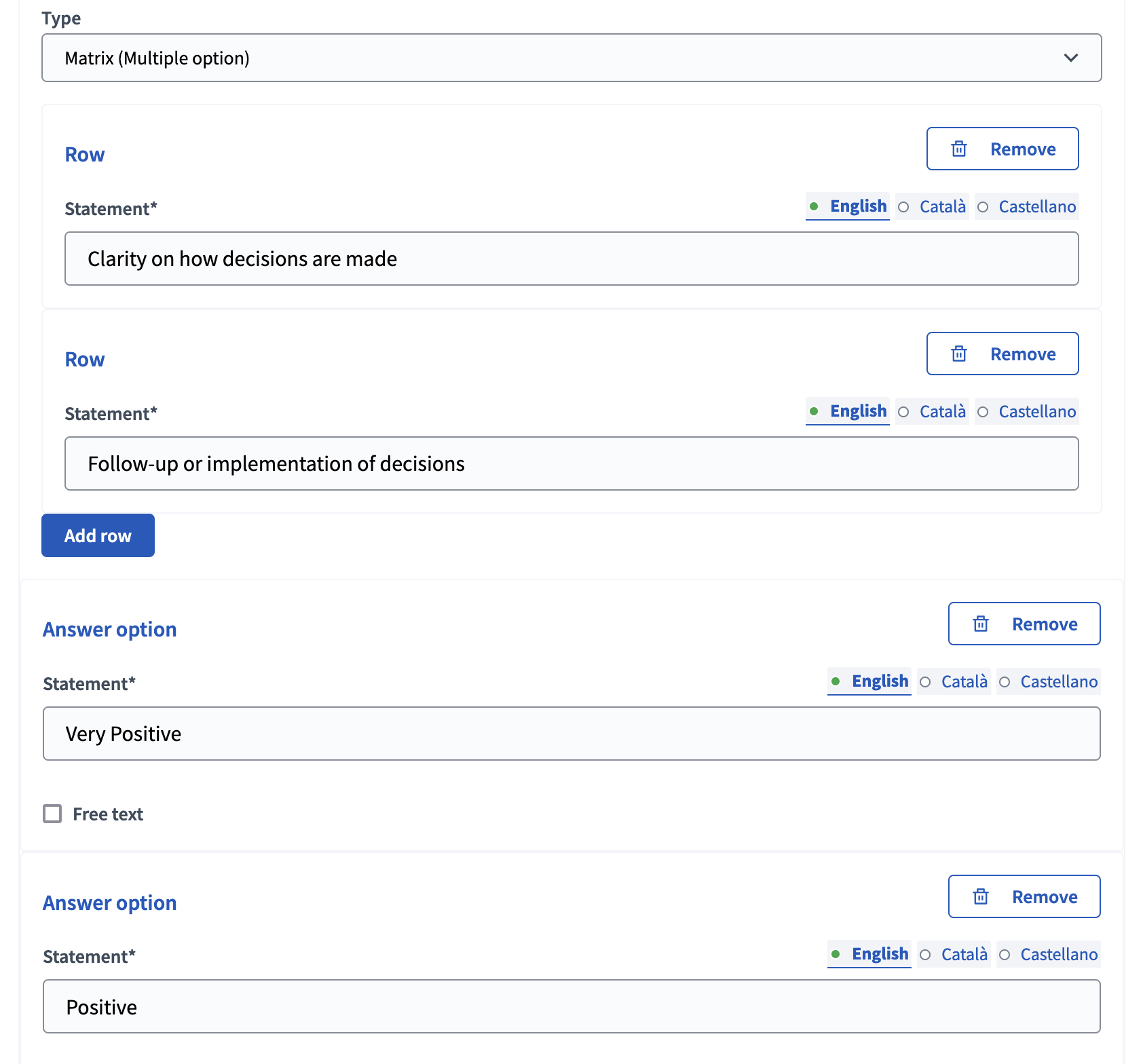 Tipo Matrimonio (opción múltiple) - backend